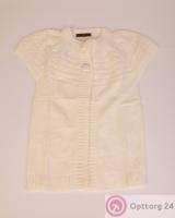 Кофта детская белая с коротким рукавом купить оптом