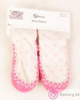 Колготки детские розовые с цветочным принтом купить оптом