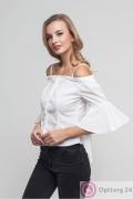 Блузка женская с открытыми плечами купить оптом