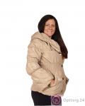 Куртка бежевая с капюшоном купить оптом
