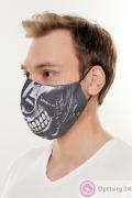 Маска тканевая с принтом купить оптом