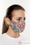 Маска тканевая с ярким принтом купить оптом