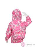 Куртка детская для девочки светло-розовая купить оптом