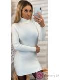 Платье женское вязаное белое купить оптом
