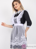 Фартук школьный праздничный для девочки  купить оптом