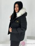 Куртка зимняя женская с искусственным мехом купить оптом