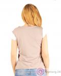 Футболка женская бежевая на завязках купить оптом