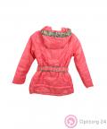 Куртка розовая с поясом купить оптом