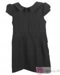 Детский сарафан черного цвета   с молнией сзади. купить оптом