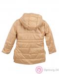 Куртка детская светло-бежевая с молнией по-боках купить оптом