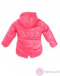 Куртка детская малиновая с белыми карманами купить оптом