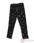 Брюки -джегинсы детские черные со звездами купить оптом